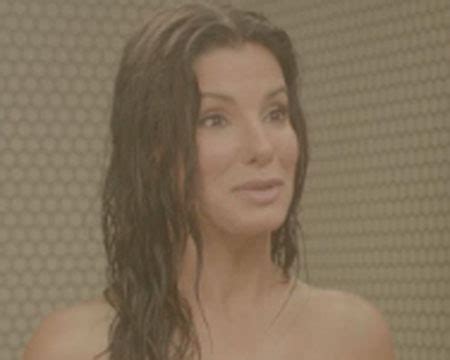 sandra b nude|Sandra Bullock films first nude scene